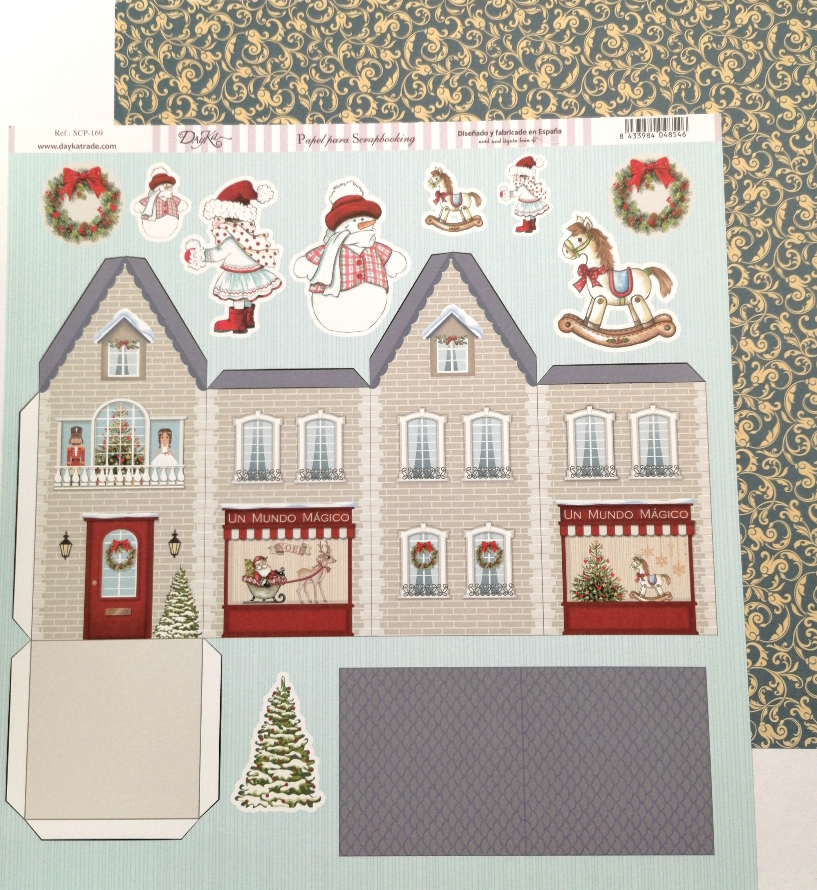 DAYKA HOJA SUELTA CASA PARA RECORTAR UN MUNDO MÁGICO