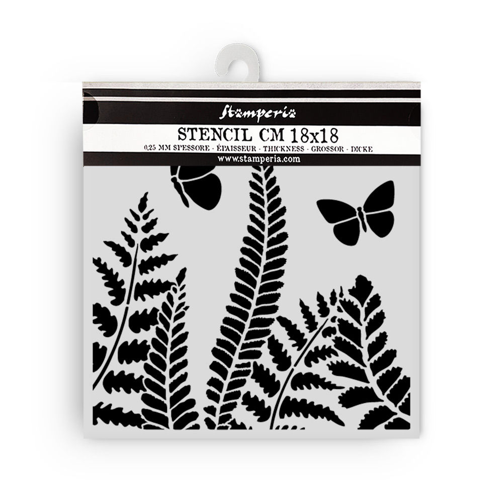 STAMPERIA STENCIL CM 18X18  DAISY ART FELCE