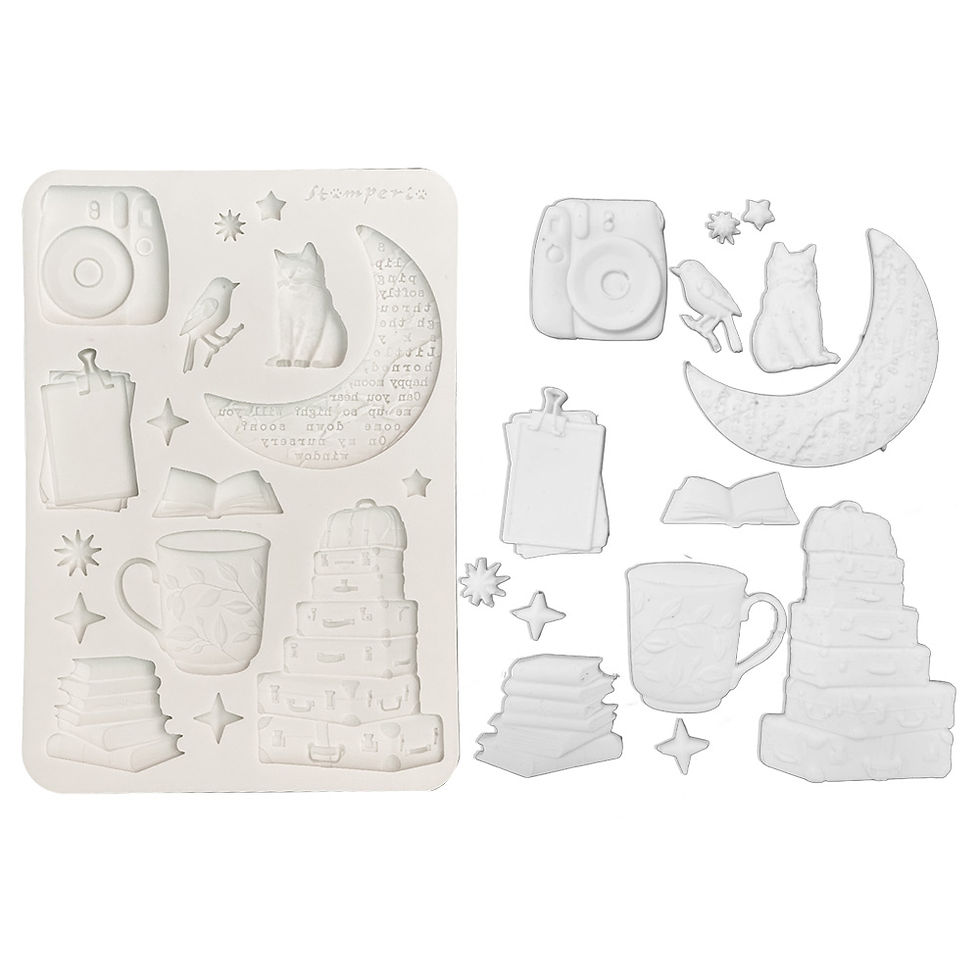 Miniatura: STAMPERIA MOLDE DE SILICONA A5 SECRET DIARY