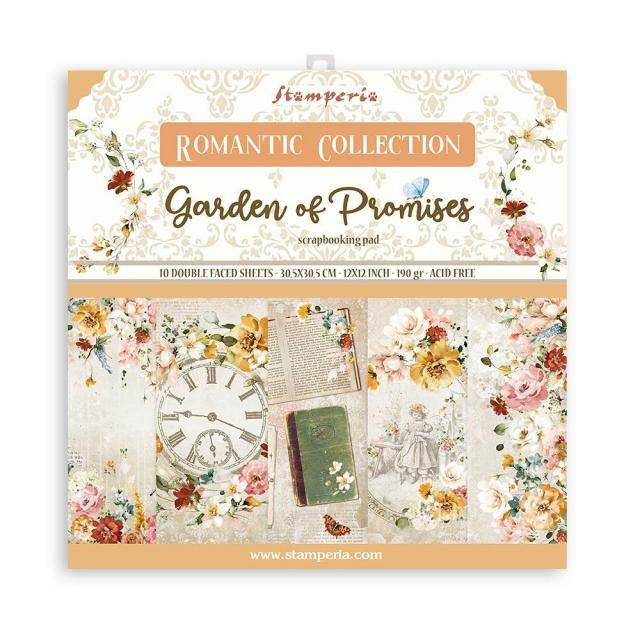 STAMPERIA 12 X 12 GARDEN OF PROMISES