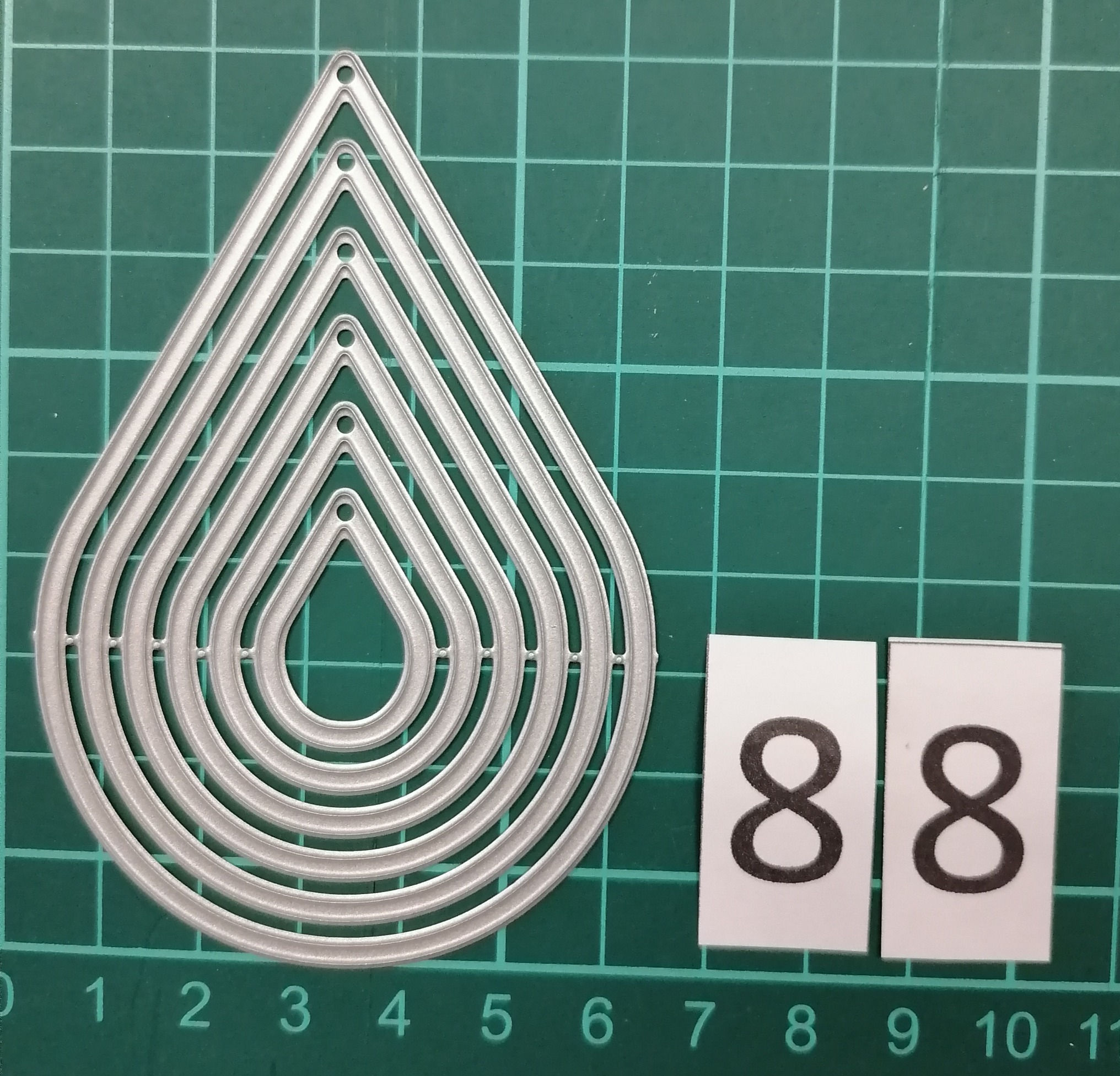 TROQUEL Nº 88 FLOR PÉTALOS , HOJAS 6 EN 1