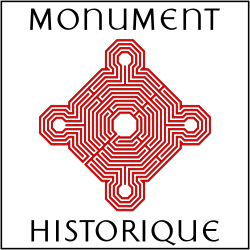 Logo officiel des Monuments Historiques illustrant les contraintes d'urbanisme pour le changement d'interphone en bâtiment protégé