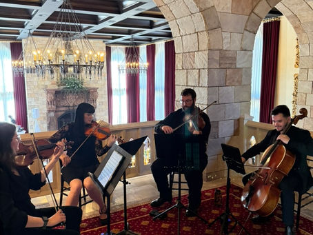 String Quartet plays at Dover Hall