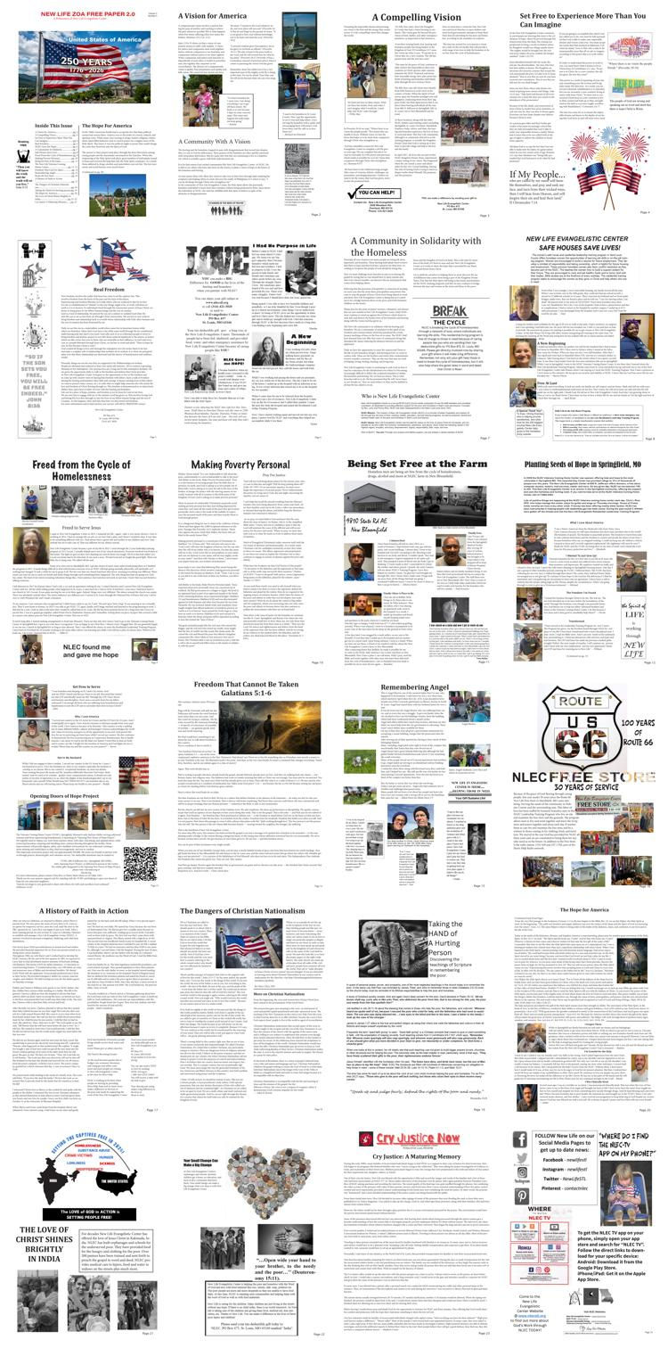 New Life Zoa Free Paper 2.0