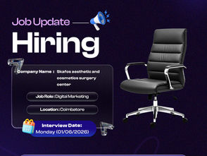 Skafos Aesthetic and Cosmetic Surgery Center - Digital Marketing Executive For Coimbatore- Idm Placement Desk