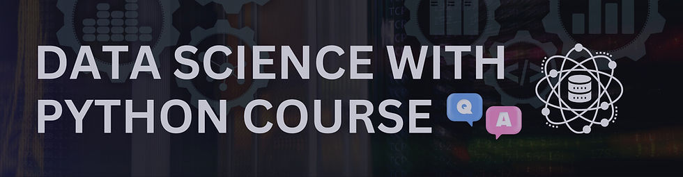 Data Science with Python Interview Questions and Answers