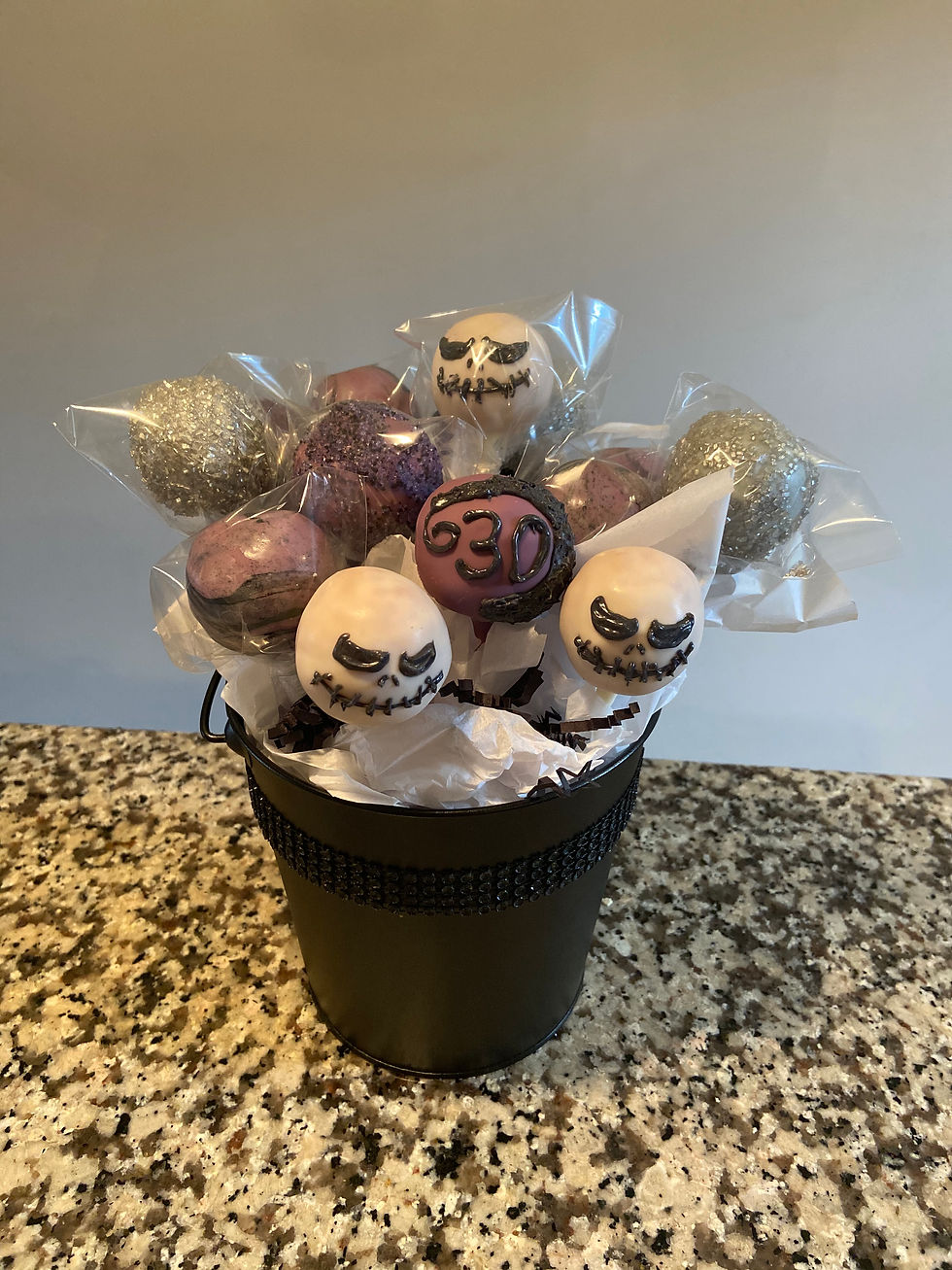 Cake pop bouquet