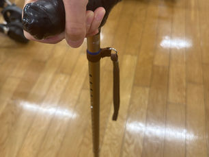 杖のグリップ補強