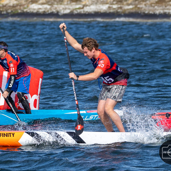 SUP Racers on the startline