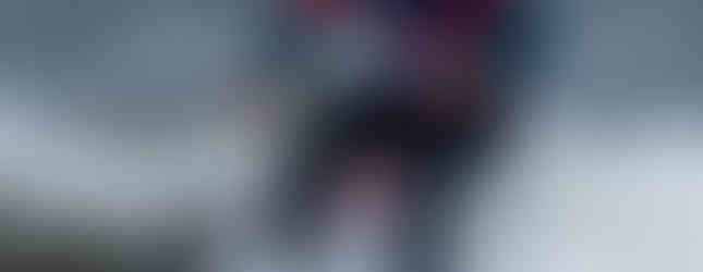 sup racer having a wipeout in big conditions