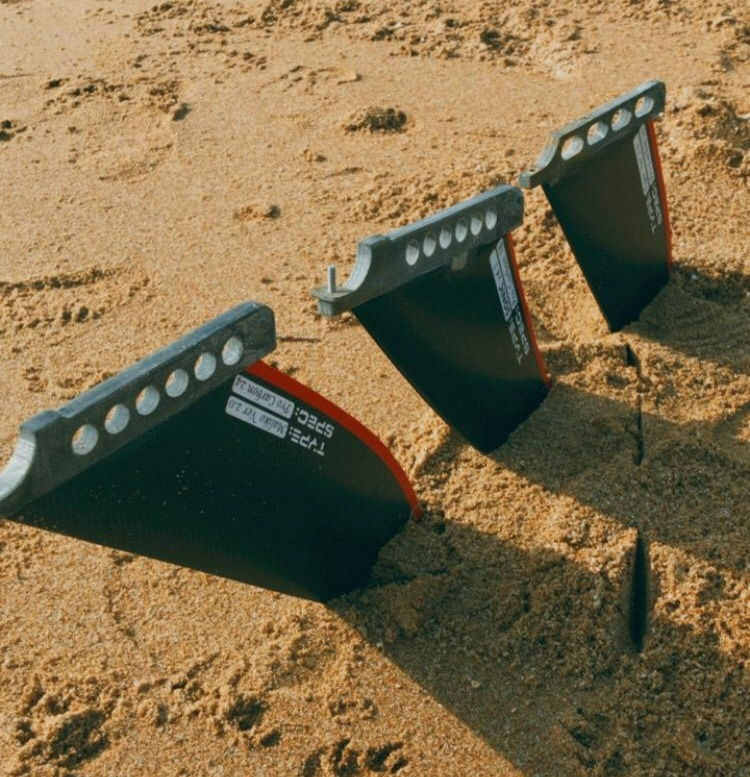 Three options of Black Project Fins for different conditions
