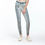 Thumbnail: Blue denim-print leggings Front View