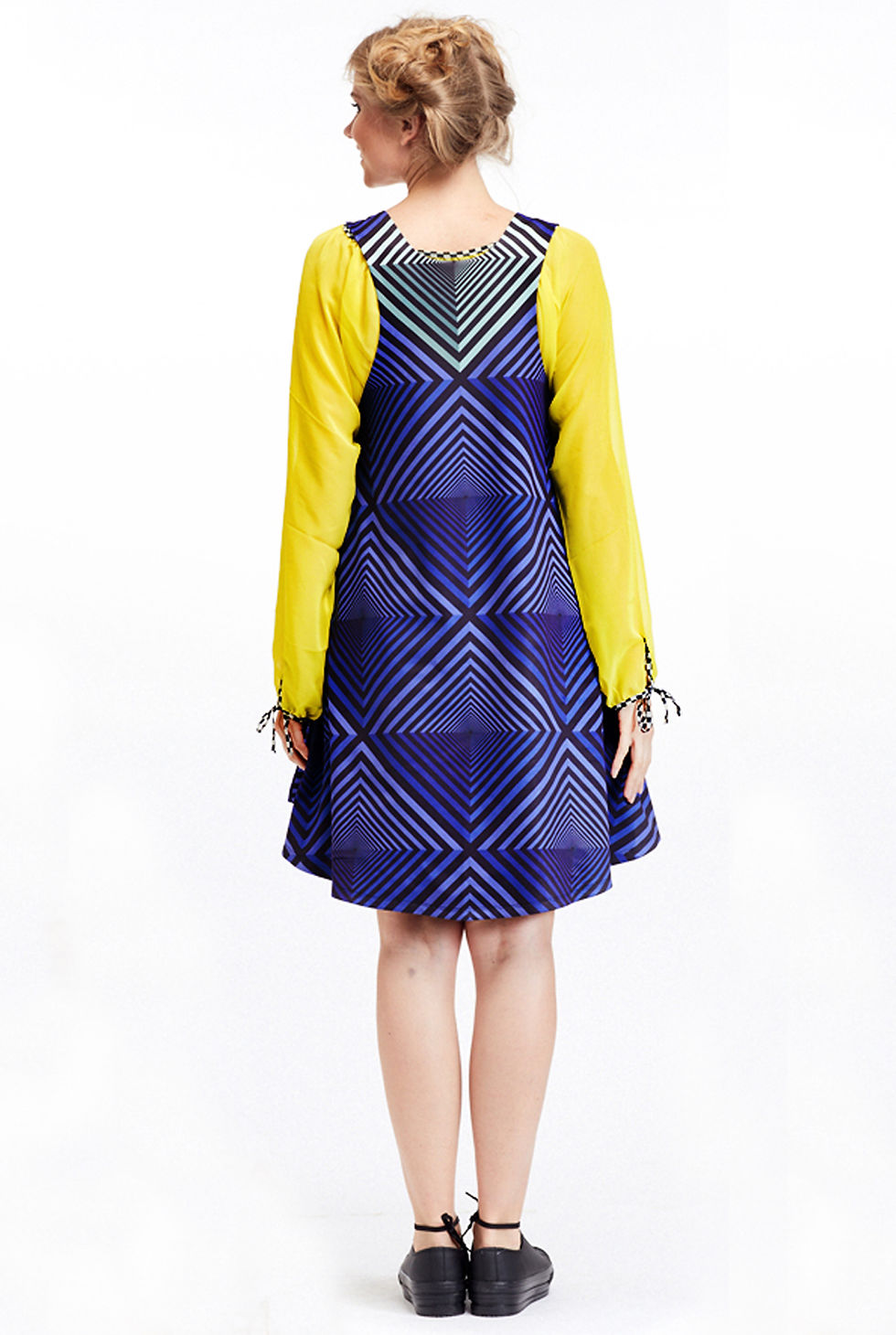 Thumbnail: Blouse Shiffon Long Sleeve - Bright Colors