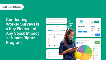 Worker Surveys: A Key Element of Any Social Impact, Compliance or Human Rights Program