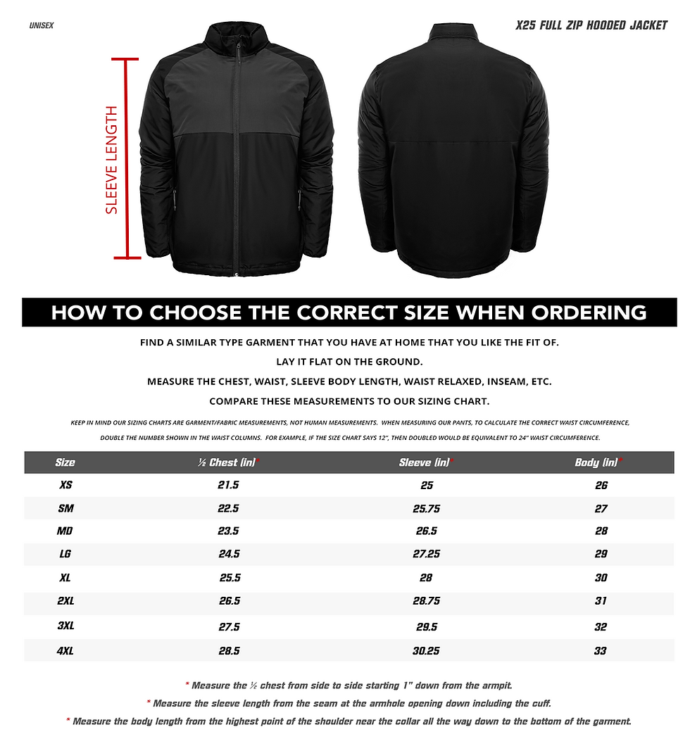 X25 FULL ZIP HOODED JACKET