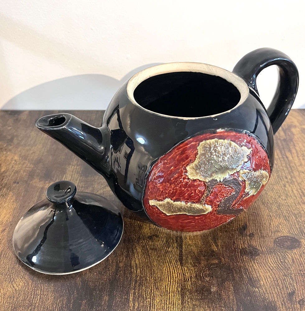 Thumbnail: Carved Bonsai Teapot