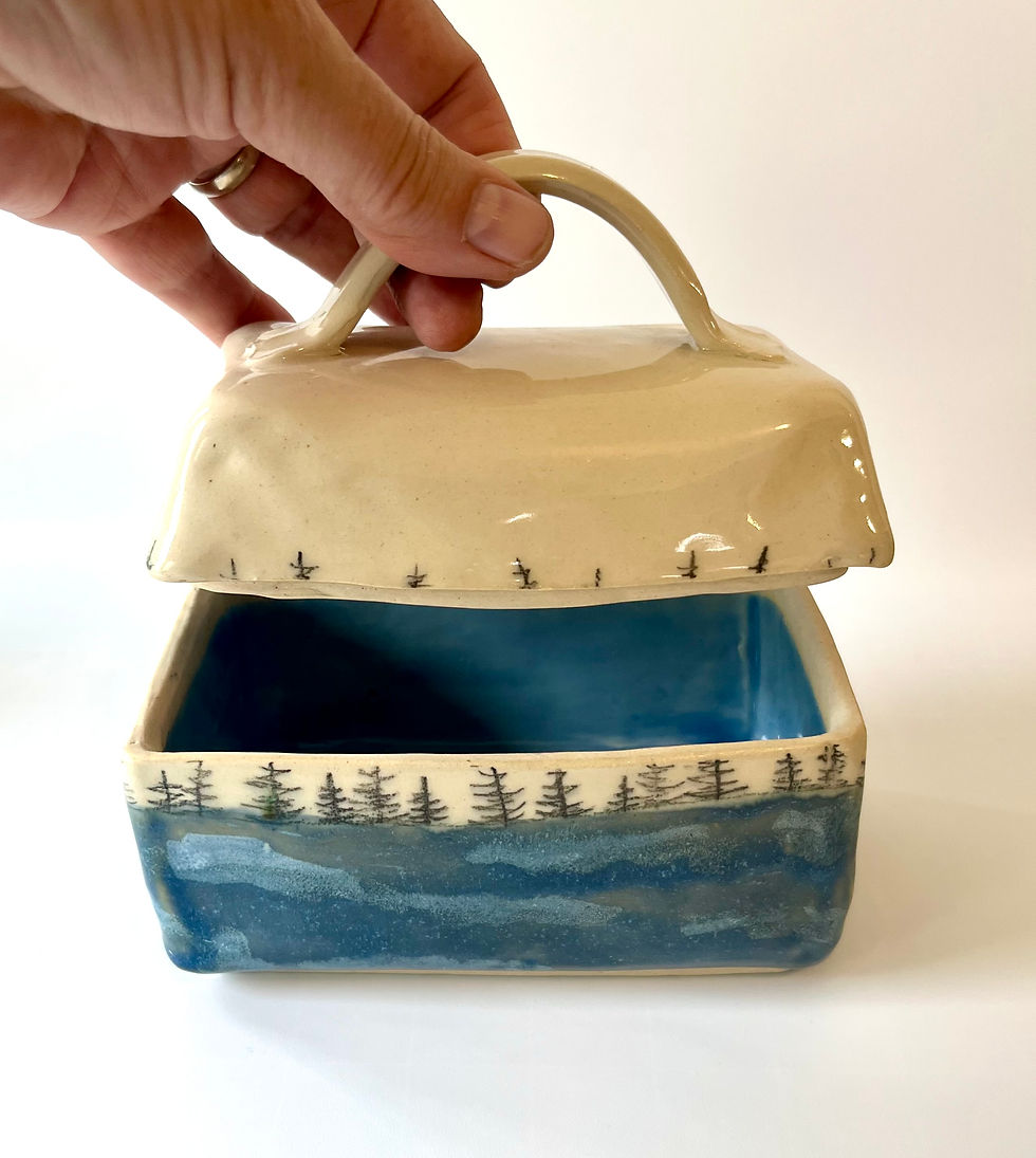 Thumbnail: Landscape Butter Dish
