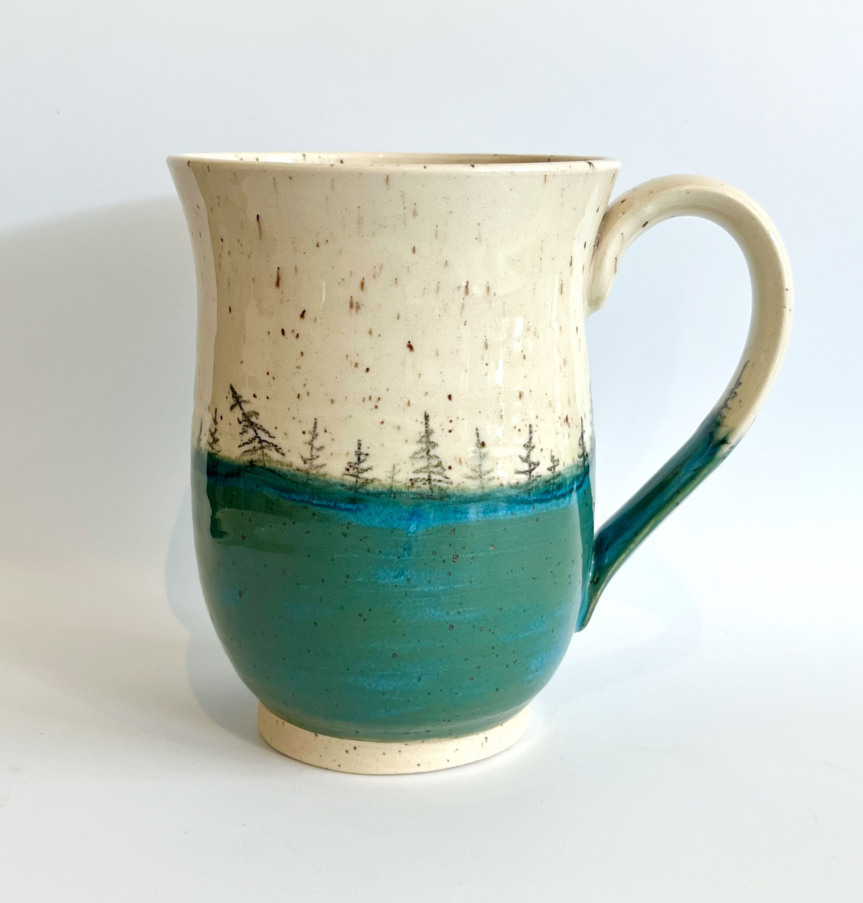 Clear Skies Landscape Mug (Teal)