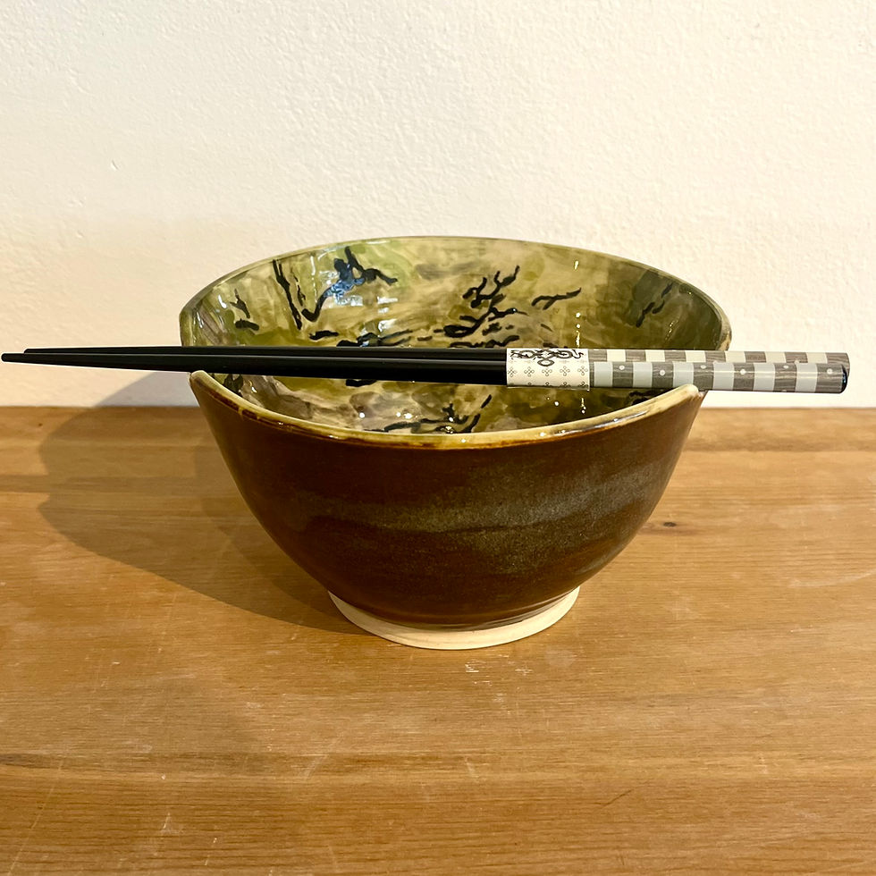 Thumbnail: Brook Trout Noodle Bowl (Iron Lustre brown)