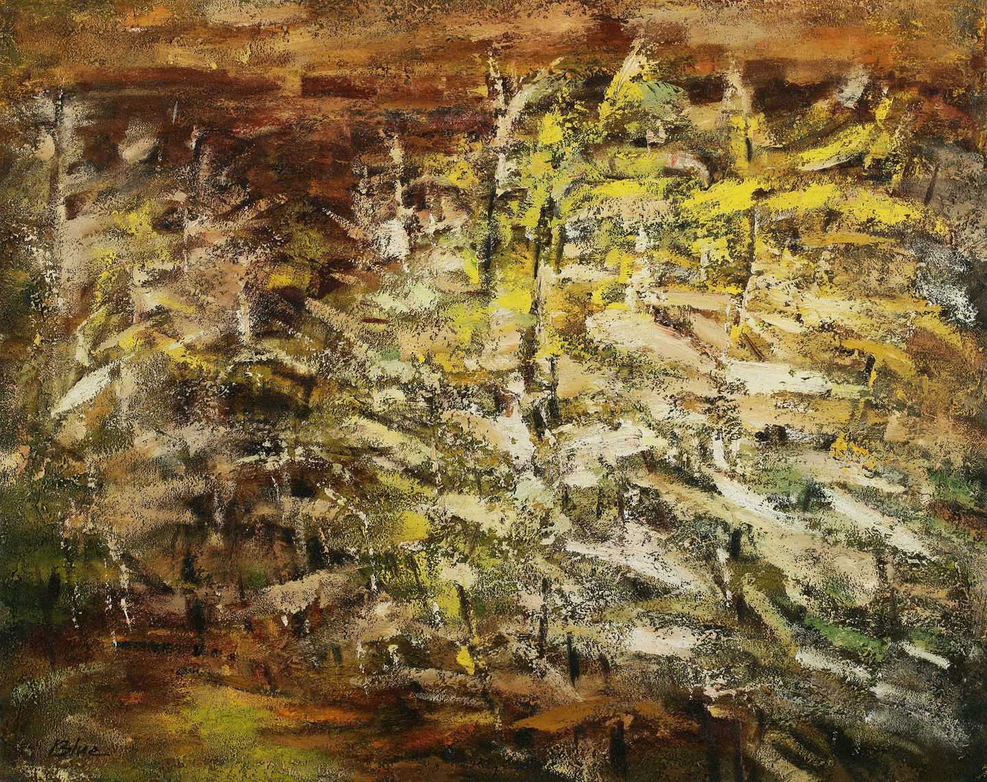 藍榮賢 蕩漾年華 91cmX72.5xm30F 油畫