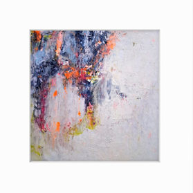 Abstract painting by Debra Battersby, expressive and textural