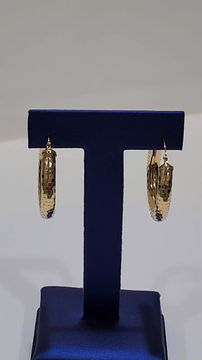 Thumbnail: 14K Mirror Ball Hoops