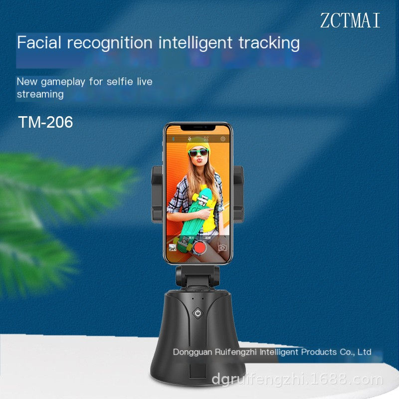 Miniatura: 360° Automatic Rotating Smartphone Stand with Face Tracking
