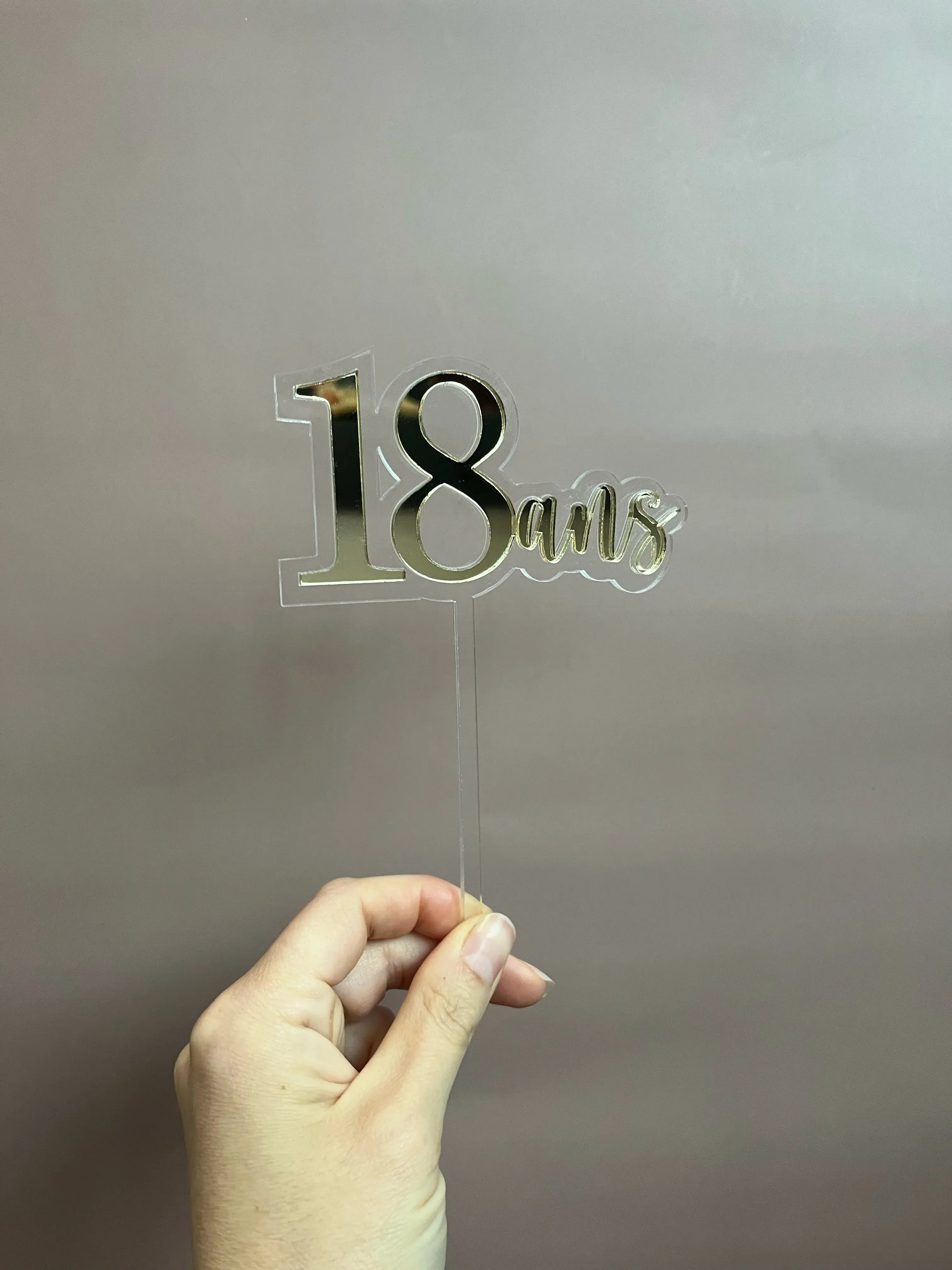 Cake topper 18ans