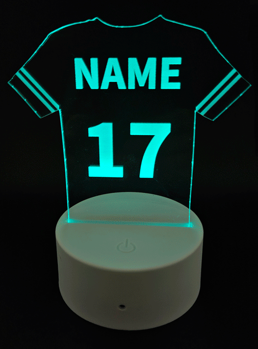 LED Base & Custom Jersey Acrylic | Sce Designs