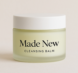 Inspired by 2 Corinthians 5:17 — “If anyone is in Christ, he is a new creation; the old has passed away, behold, the new has come.”
This balm is more than a cleanser, it’s a moment of renewal. Designed to gently melt away the day while nourishing your skin with rich, restorative oils, Made New invites you to pause, release, and refresh. Each use is a reminder that just as your skin can be cleansed and restored, so can your spirit—made new by grace.