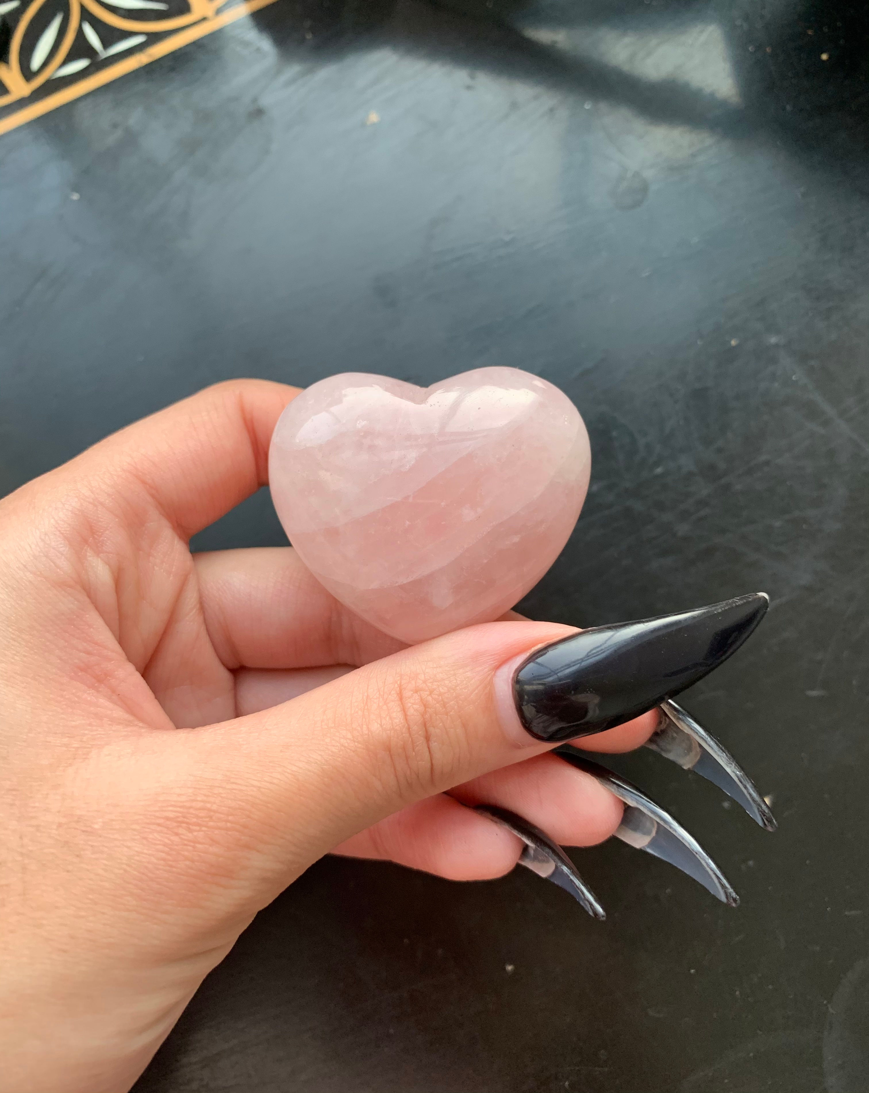 ROSE QUARTZ HEART