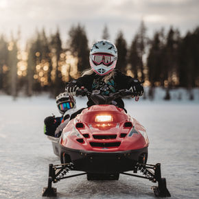 kör skoter i Arvidsjaur