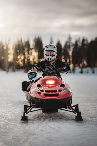 kör skoter i Arvidsjaur
