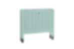 Mini folding crib rental in grey, blue and pink