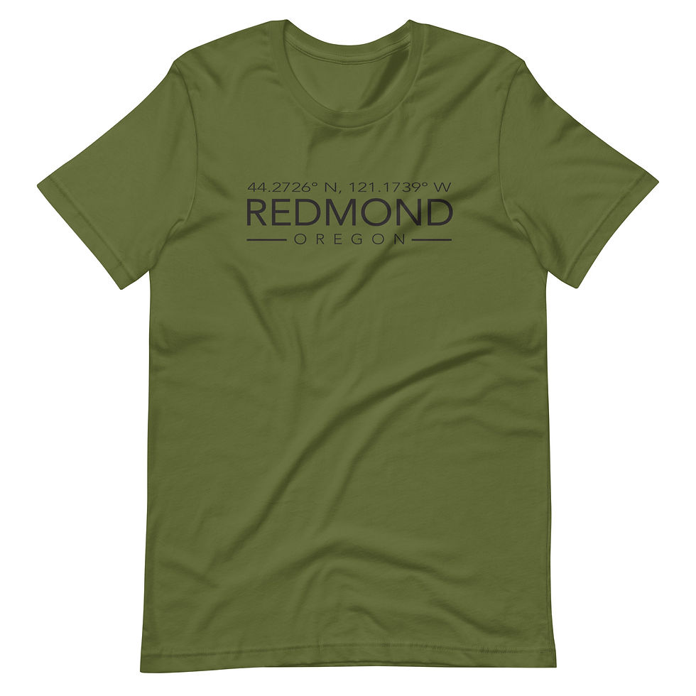 Thumbnail: Redmond, Oregon Coordinate T-Shirt Shirts