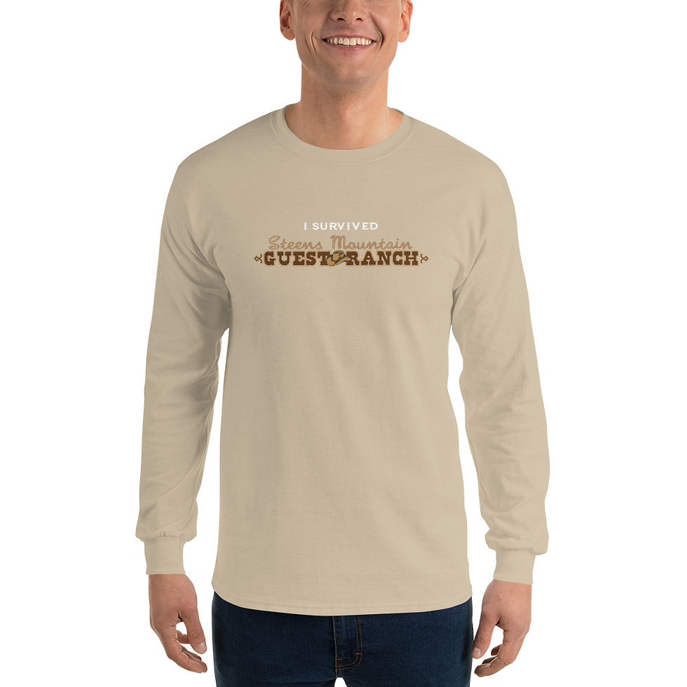 Thumbnail: I Survived Steens Mountain Guest Ranch - Men’s Long Sleeve Shirt