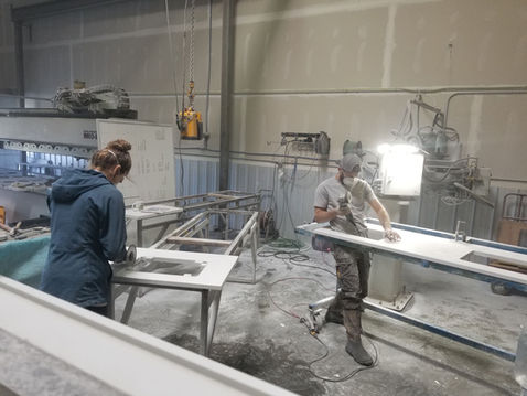 Fabricating countertops Redmond, Oregon Stone Works and Design