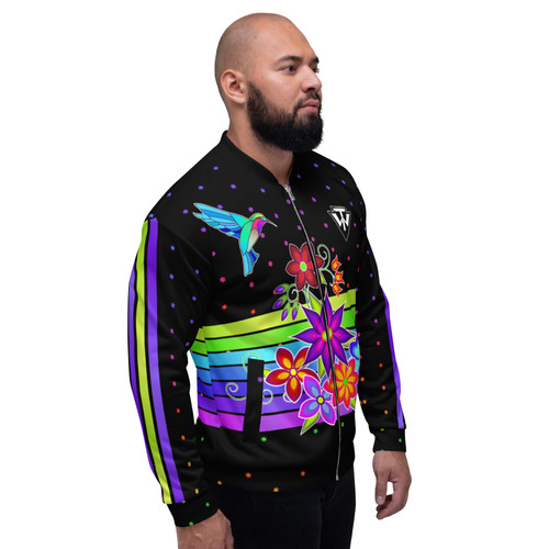 新品 over ribbon jacket Hummingbird Ribbon Bomber jacket | Wasco Trade