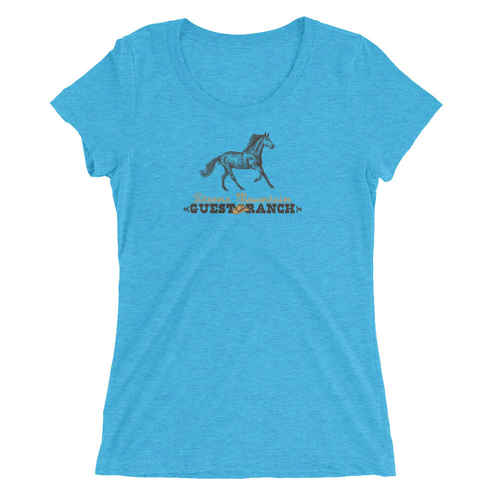 Thumbnail: Steens Mountain Guest Ranch Kiger Mustang - Ladies' short sleeve t-shirt