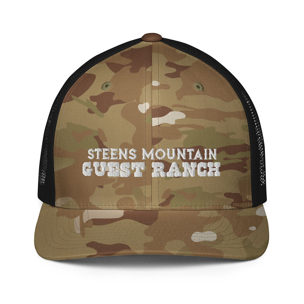 Thumbnail: Steens Mountain Guest Ranch - Closed-back trucker cap