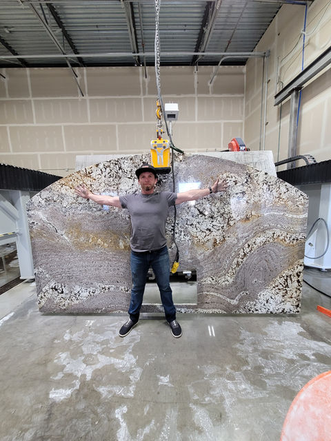 Fabrication on countertops Redmond, Oregon Stone Works and Design