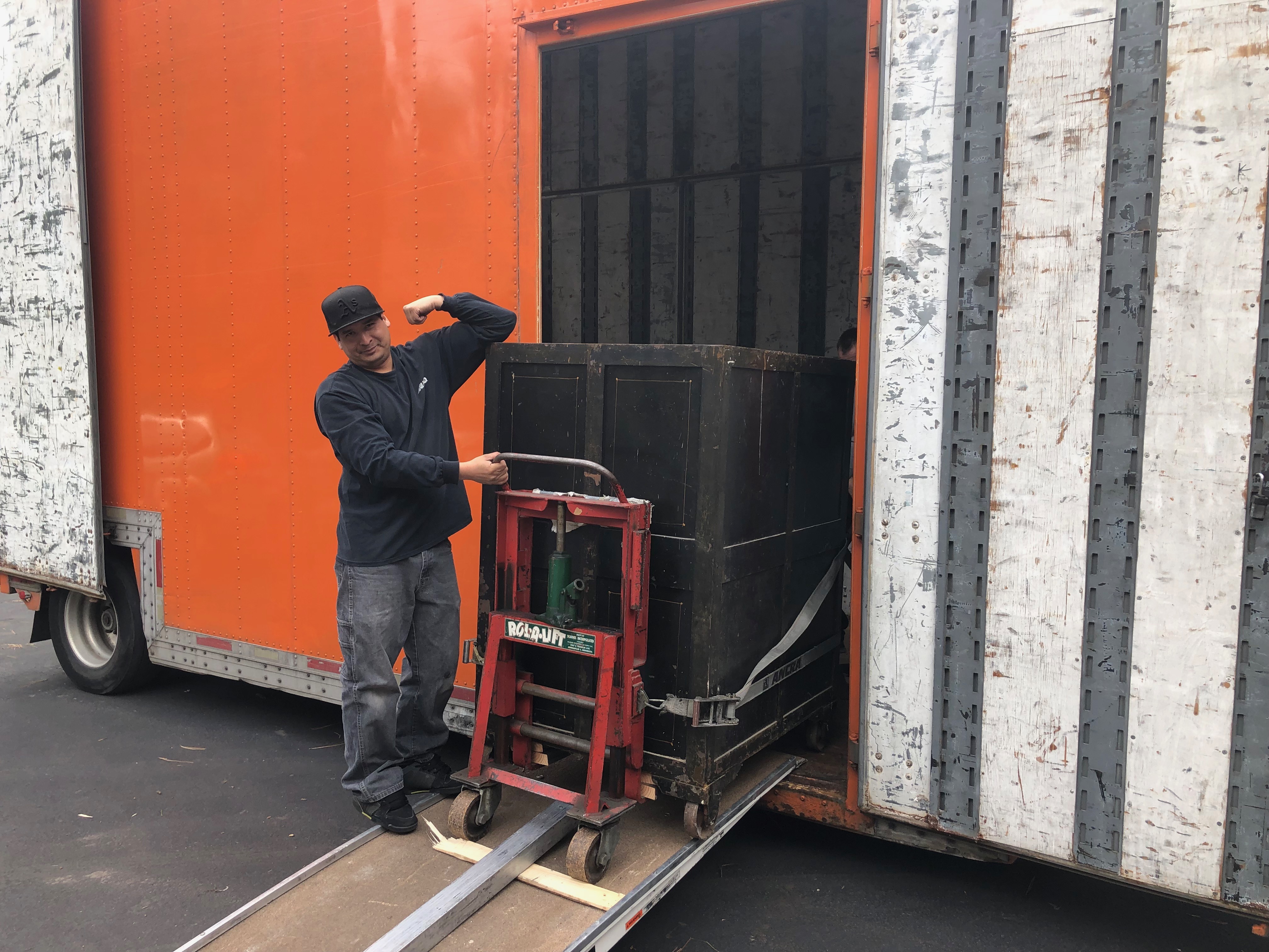 Triple R Moving crew loading a moving truck in Bend, Oregon