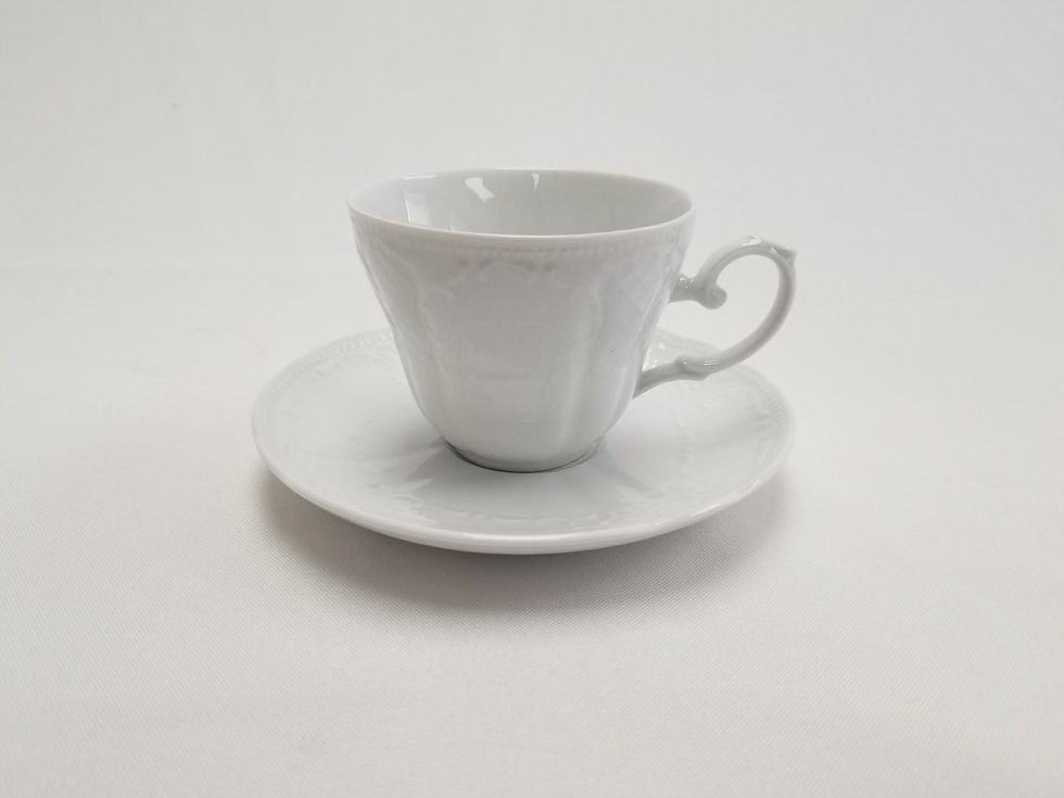 Festive Cup and Saucer