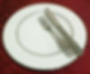 White Dinner Plate Rental