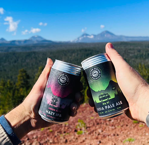 cheers to silver moon brewing the third oldest brewery in Bend Oregon