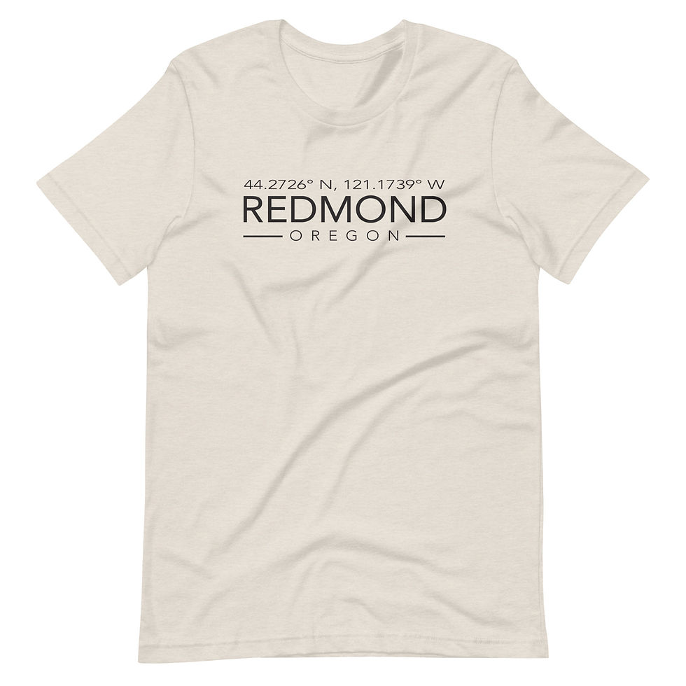 Thumbnail: Redmond, Oregon Coordinate T-Shirt Shirts