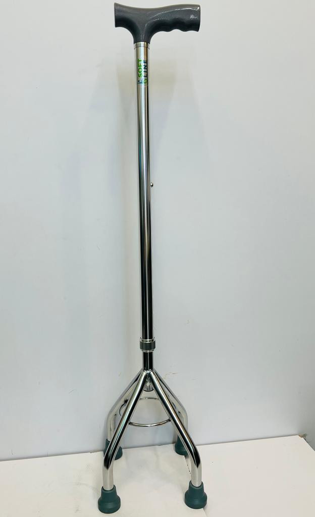 SL 932高身四腳拐扙(銀色直柄)