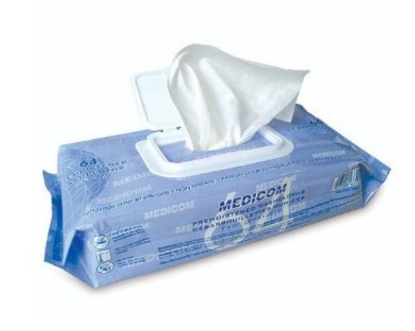 Medicom 綿羊油濕紙巾X64片(原箱8包 )