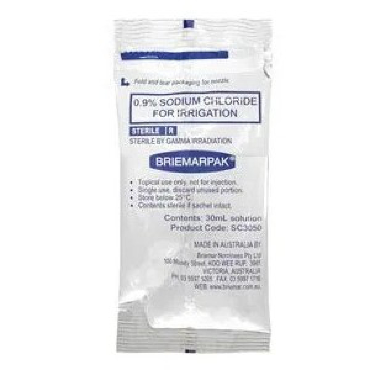 BRIEMARPAK 0.9% 生理鹽水 30mL