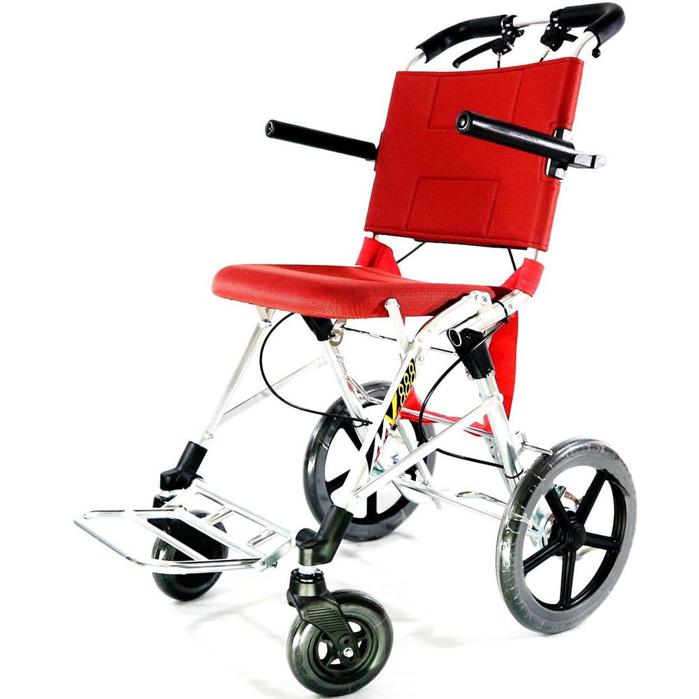 DY-A03L 輕便助推式旅行輪椅(黑藍色布面)